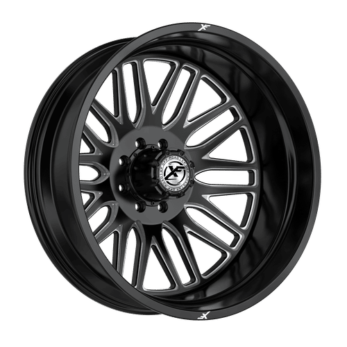 XF OFFROAD XF-240GBML-R Gloss Black Milled 20x8.25 -202 10x225 170.1