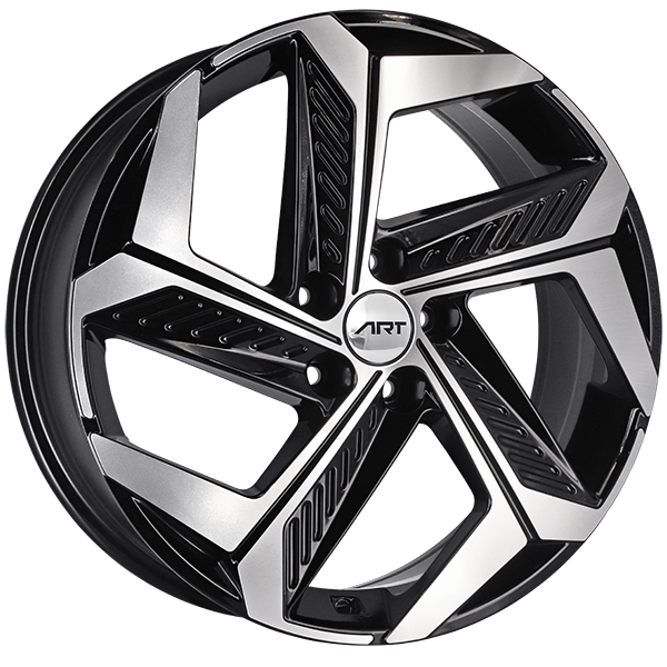 ART Replica REPLICA 222 Gloss Black - Machined Face 19x7.5 +50 5x114.3 67.1