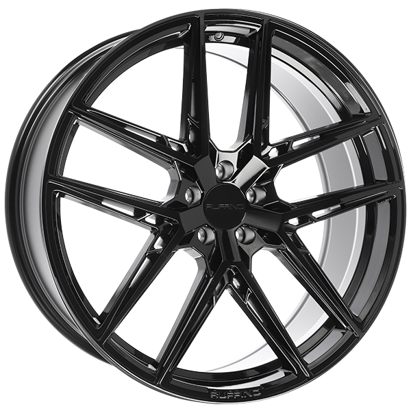 Ruffino RAYDEN Gloss Black 22x9.0 +35 5x112 66.6