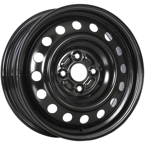 RNB STEEL WHEEL Black E-Coating 16x6.0 +45 4x100 60.1