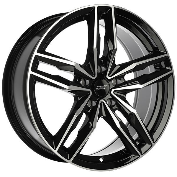 DAI Wheels MODA Gloss Black - Machined Face 17x7.5 +42 5x114.3 67.1