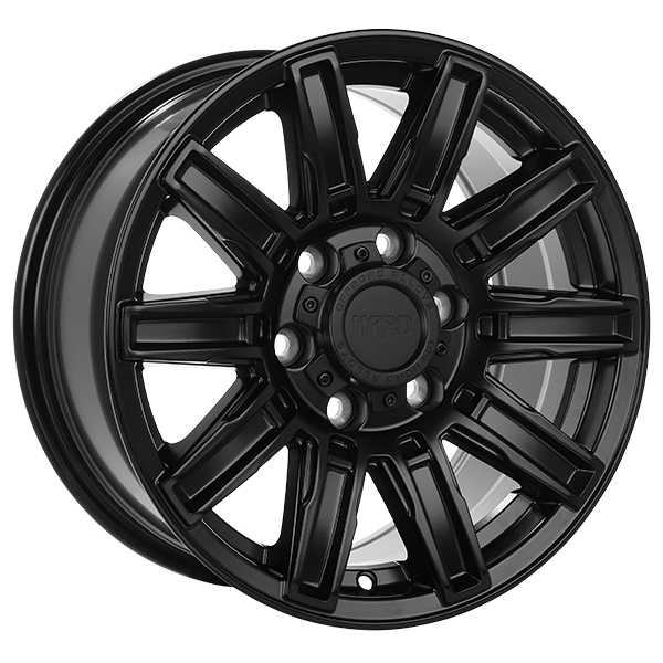Ruffino HARD FORGED Satin Black 16x8.0 +45 6x130 84.1