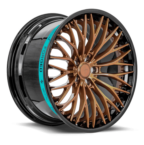 SENTALI BARREL SB1 Gloss Black Lip / Gloss Bronze Centre 19x10.5 +25 5x112 66.6