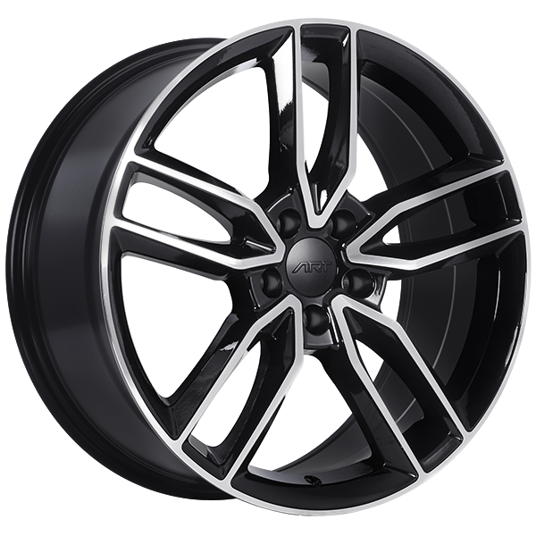 ART Replica REPLICA 177 Gloss Black - Machined Face 18x8.0 +35 5x112 66.6