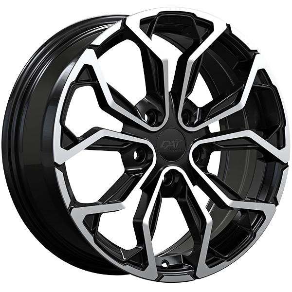 DAI Wheels MUSE Gloss Black - Machined Face 17x7.0 +45 5x114.3 64.1