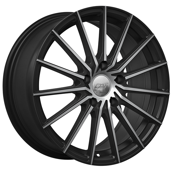 DAI Wheels SPECTER Gloss Black - Machined Face 15x6.5 +40 5x114.3 67.1