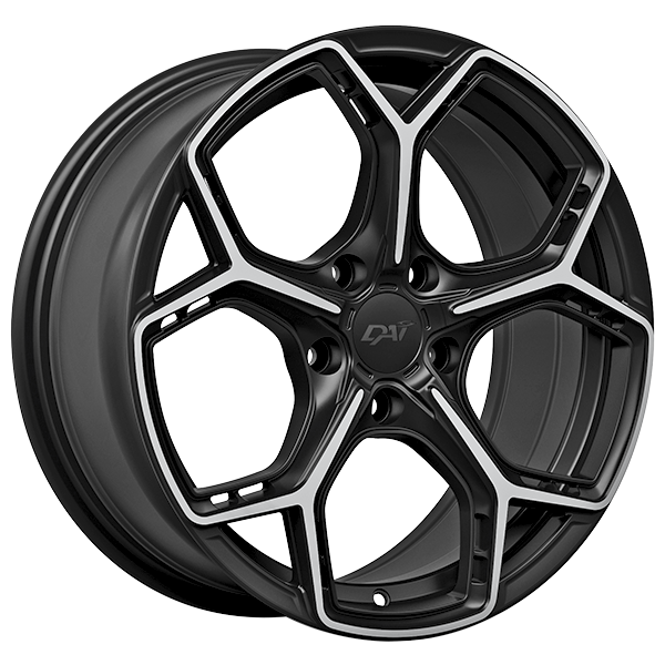 DAI Wheels WIDOW Gloss Black - Machined Face 16x7.0 +40 5x100 73.1
