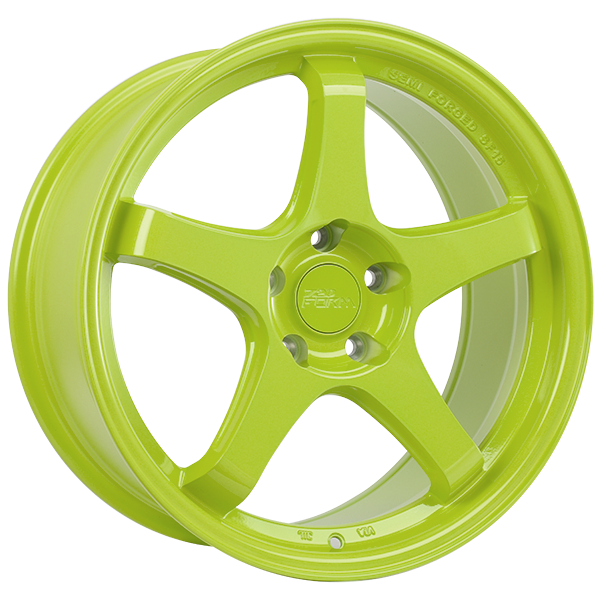 720 Form FF6 Lime Green 17x7.5 +35 5x114.3 73.1