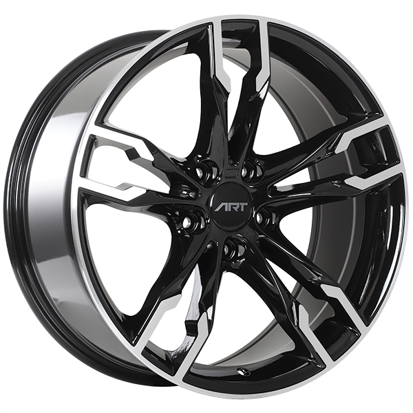 ART Replica REPLICA 165 Gloss Black - Machined Face 18x8.0 +25 5x112 66.6