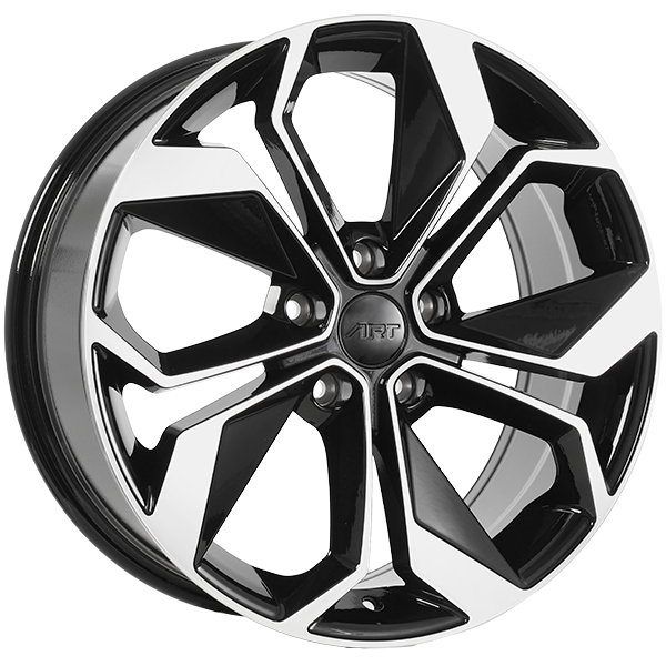 ART Replica REPLICA 309 Gloss Black - Machined Face 15x6.5 +40 5x100 73.1