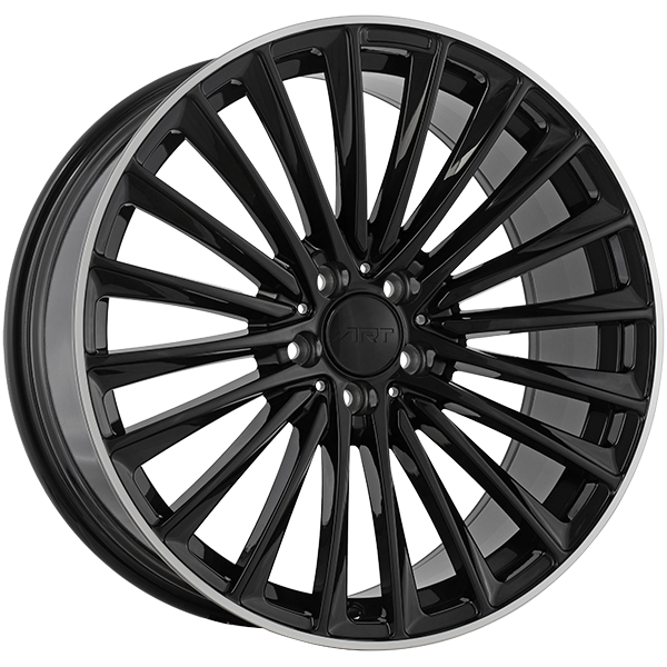 ART Replica REPLICA 339 Gloss Black - Machined Lip 20x8.5 +35 5x112 66.6