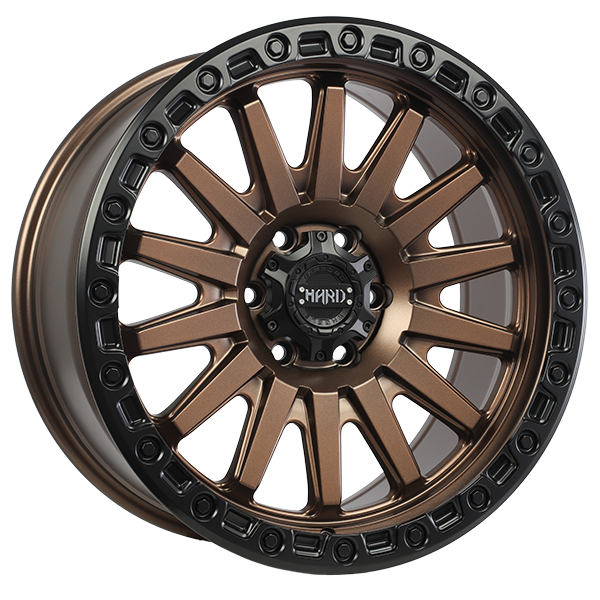 Ruffino HARD BLAZE Satin Bronze Face - Satin Black Lip 20x9.0 +15 6x139.7 108.1