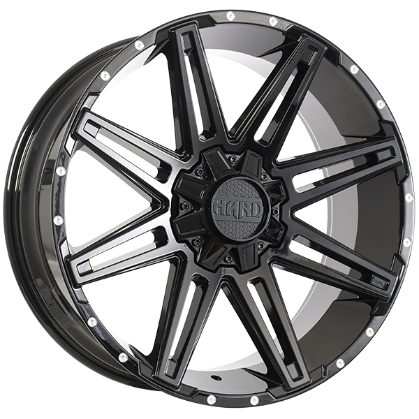 Ruffino HARD PHANTOM Gloss Black 20x9.0 +20 5x127/5x139.7 77.8