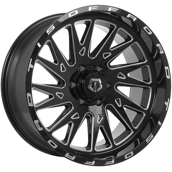TIS Wheels 547 Gloss Black - Milled Edge 20x10.0 -19 6x135 87.1