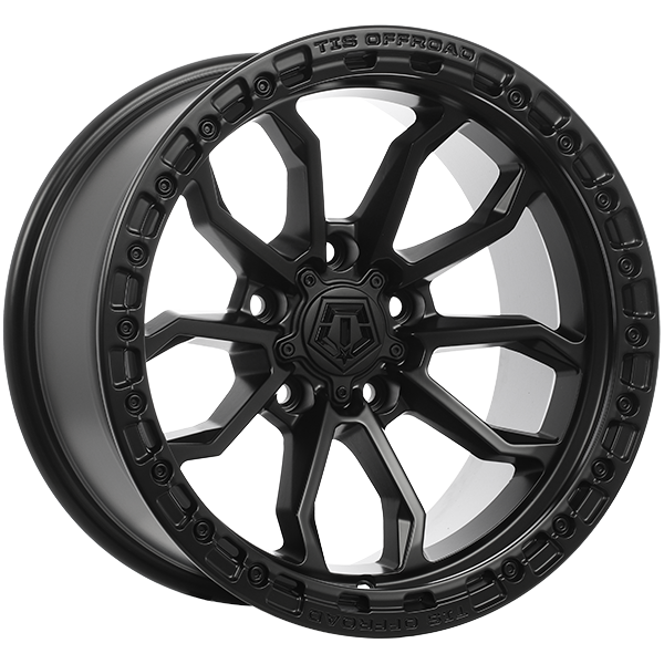 TIS Wheels 556 Satin Black 17x9.0 -13 5x127 71.5