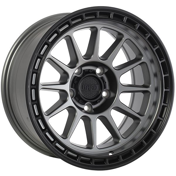 Ruffino HARD MOJAVE Satin Grey - Black Lip 17x8.5 -6 6x139.7 93.1