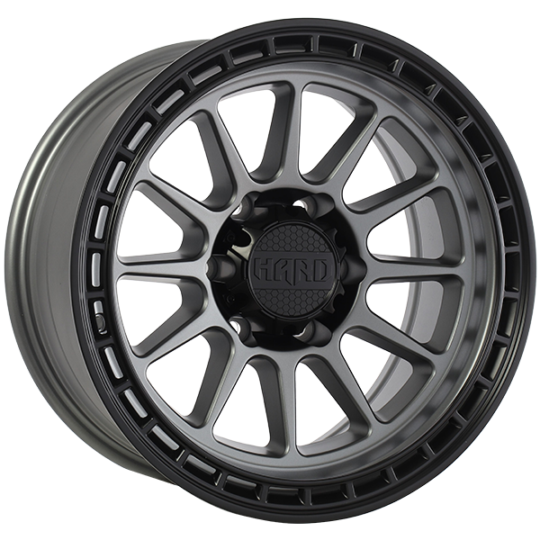 Ruffino HARD MOJAVE Satin Gray - Black Lip 17x8.5 -6 6x139.7 93.1