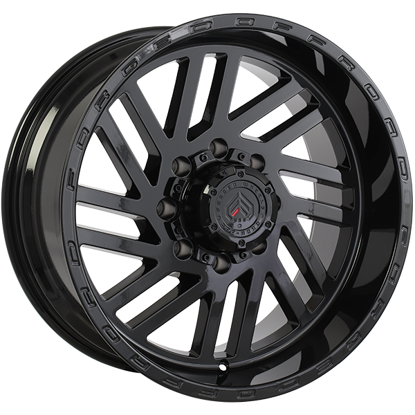 Forged Wheels XR107 Gloss Black 20x10.0 -12 8x180 125.2