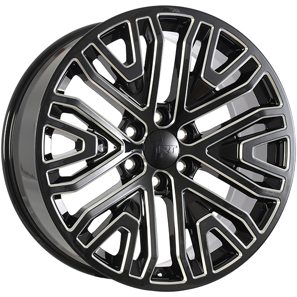 ART Replica REPLICA 176 Gloss Black - Milled Edge 24x10.0 +31 6x139.7 77.8