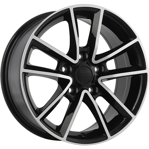 ART Replica REPLICA 48 Gloss Black - Machined Face 17x7.5 +35 5x127 71.5