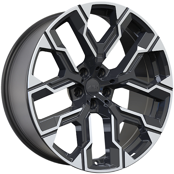 ART Replica REPLICA 400 Gloss Black - Machined Face 20x10.0 +38 5x112 66.6