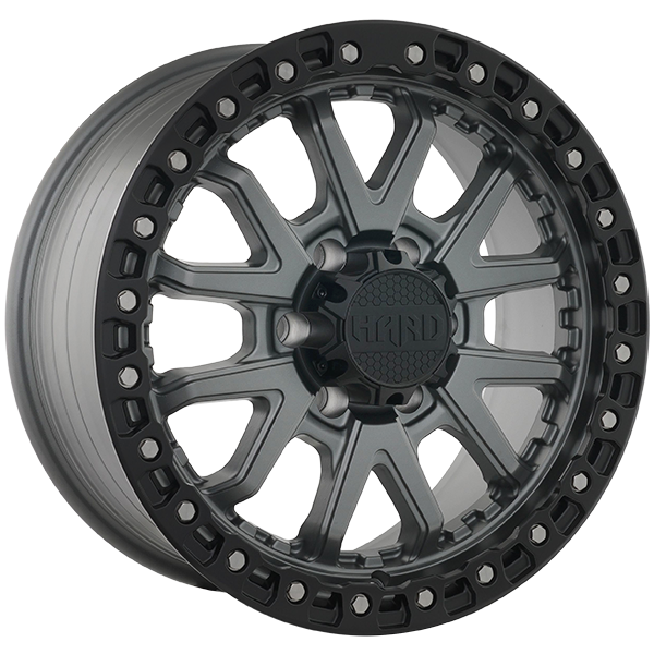 Ruffino HARD DUNE Satin Gray - Black Lip 18x8.5 +15 6x139.7 108.1