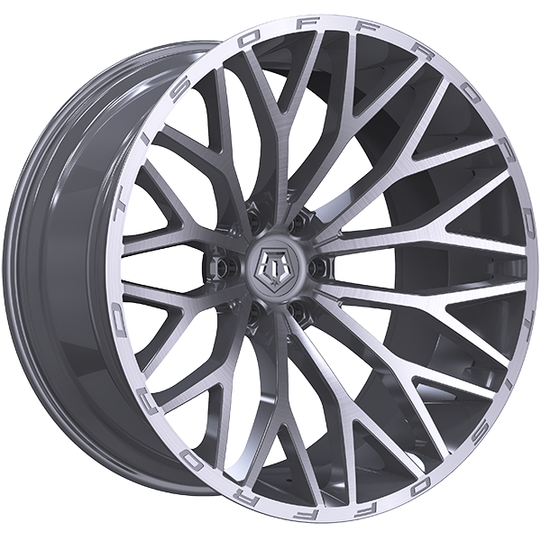 TIS Wheels 566 Silver - Brushed Face 20x9.0 +18 6x135 87.1