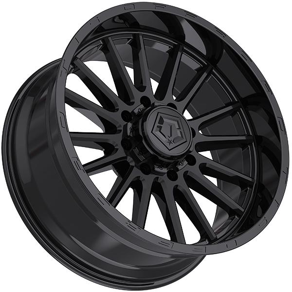 TIS Wheels 567 Gloss Black 22x12.0 -44 8x165.1 125.2