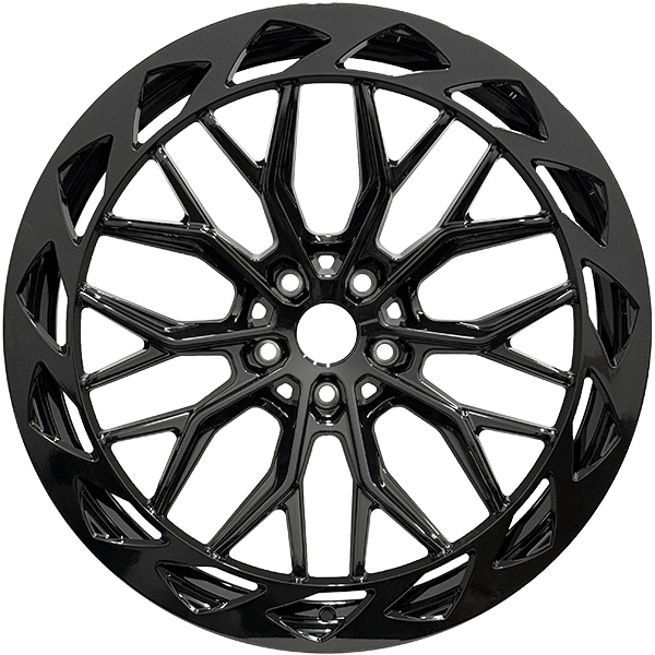 RAC Replica L22 Gloss Black 22x9.5 +40 5x120 72.6