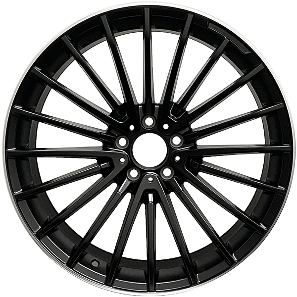 RAC Replica M19 Matt Black - Machined Lip 19x8.5 +45 5x112 66.6