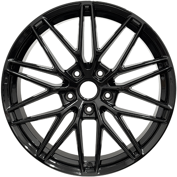 RAC Replica P12 Gloss Black 20x7.5 +32 5x130 66.5