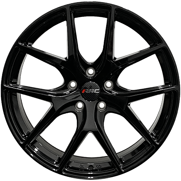 RAC Replica RR02 Gloss Black 18x8.0 +40 5x114.3 60.1