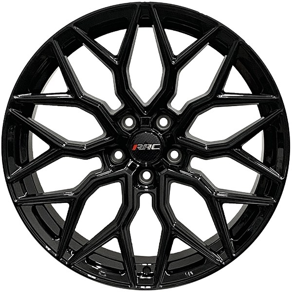 RAC RR19 Gloss Black 20x9.0 +30 5x120 72.6
