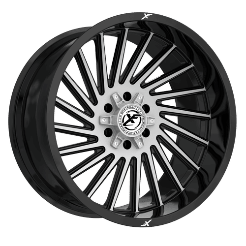 XF OFFROAD XF-239 Black Brushed Dark Tint 20x10 -12 5x127/5x139.7 78.1