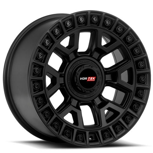 VORTEK VRD-704 Matte Black 17x9 +12 6x135/6x139.7 106.1