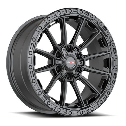 VORTEK VRT-601 Matte Black 20x10 -12 6x135/6x139.7 106.1
