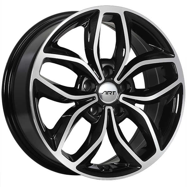 ART Replica REPLICA 143 Gloss Black - Machined Face 17x7.0 +45 5x114.3 67.1