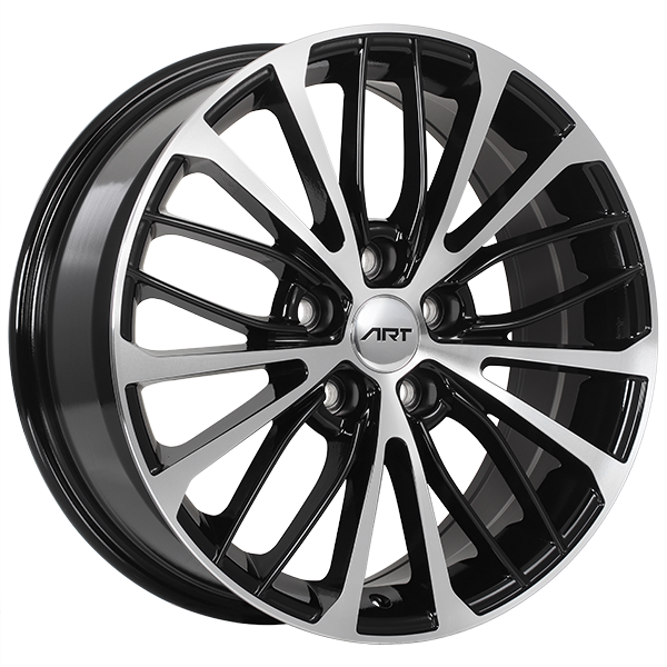 ART Replica REPLICA 163 Gloss Black - Machined Face 17x7.0 +35 5x114.3 60.1