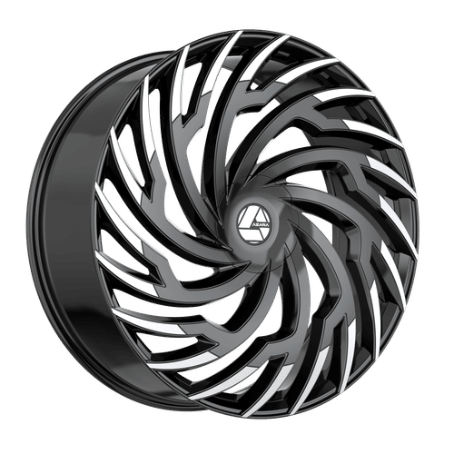 AZARA AZA-536 Gloss Black Machined 26x9.5 +22 6x135/6x139.7 87.1