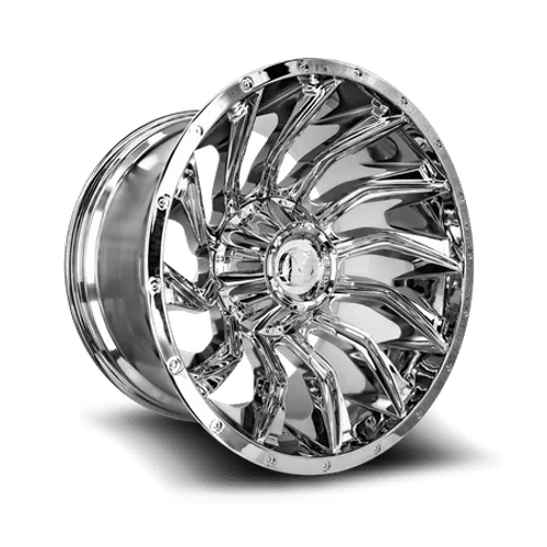 XF OFFROAD XF 224 Chrome 22x12 -44 8x165.1/8x170 125.2