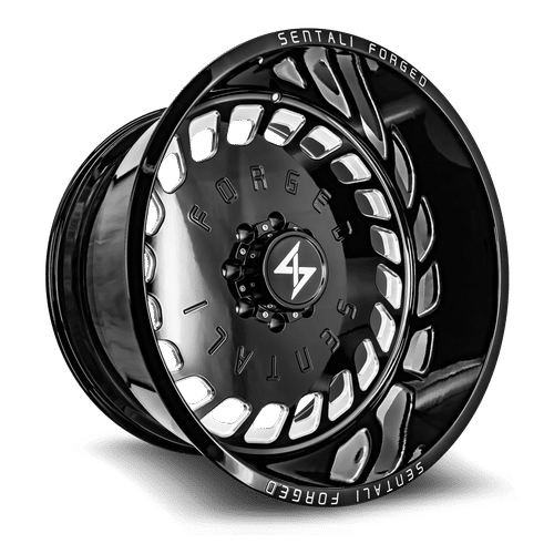 SENTALI FORGED SF-4 Gloss Black Milled 30x16 -99 6x139.7 106.2