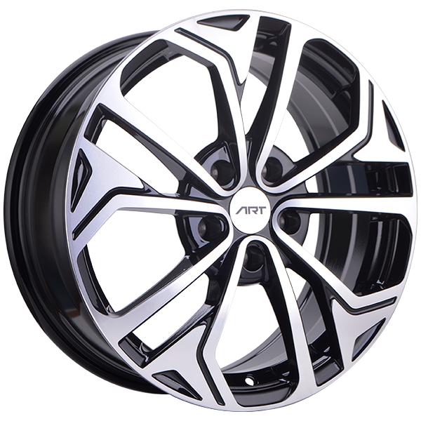 ART Replica REPLICA 186 Gloss Black - Machined Face 17x7.0 +45 5x114.3 67.1