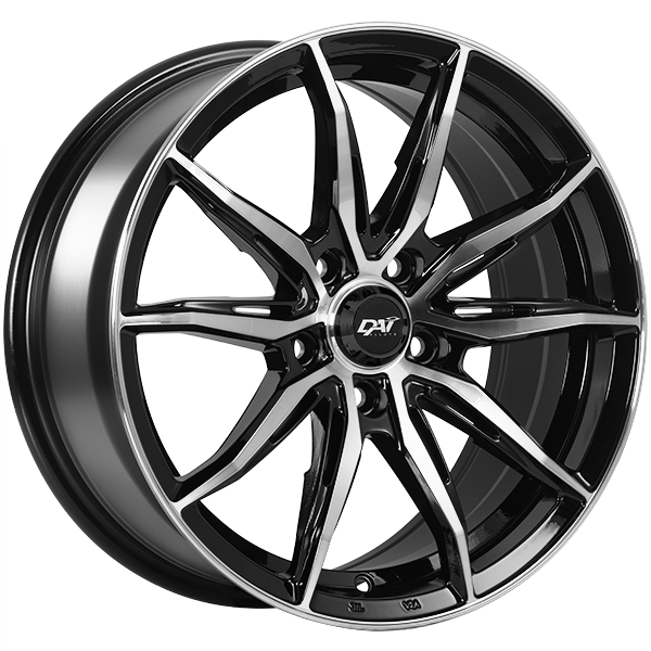 DAI Wheels FRANTIC Gloss Black - Machined Face 15x6.5 +38 5x114.3 67.1