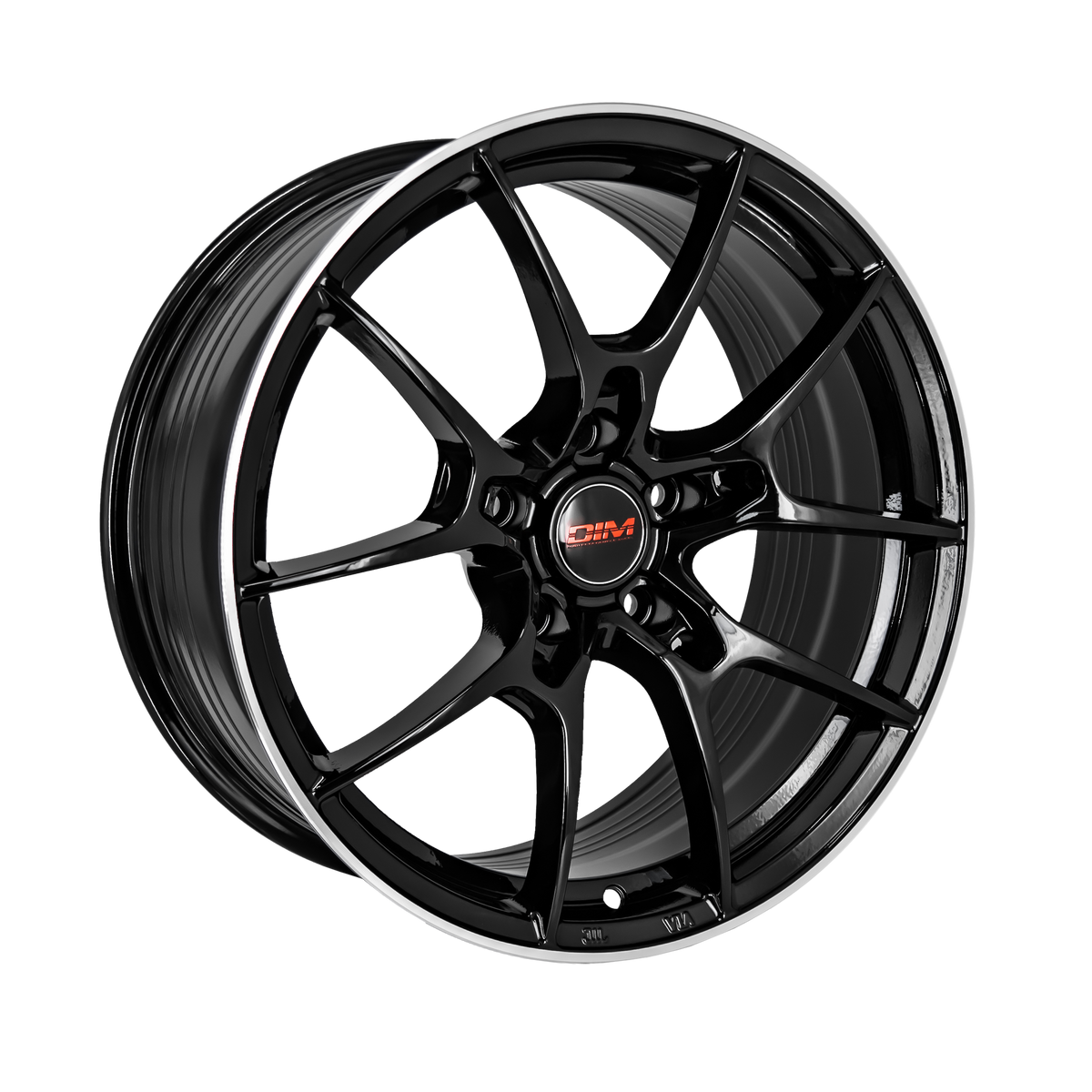 DIM WC001 Black Silver Lip 18x8 +30 5x120 0