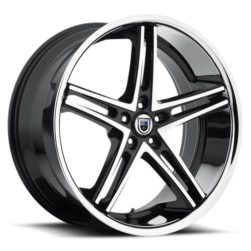Asanti Black ABL-7 Machined Face W/ Ss Lip 22x10 +20 5X120 74.1