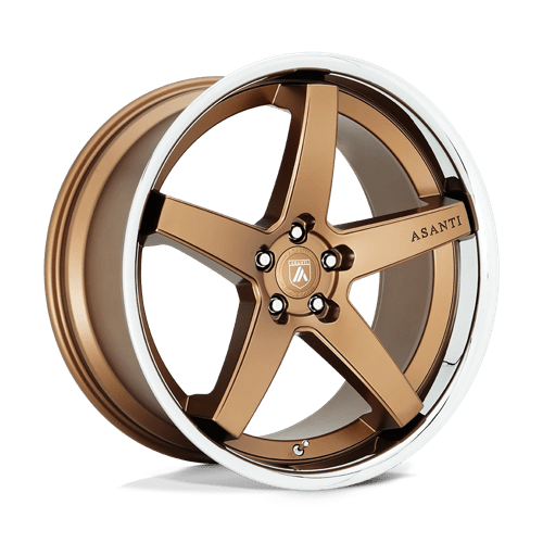 Asanti Black ABL31 REGAL Satin Bronze W/ Chrome Lip 20x10.5 +20 5X115 72.6