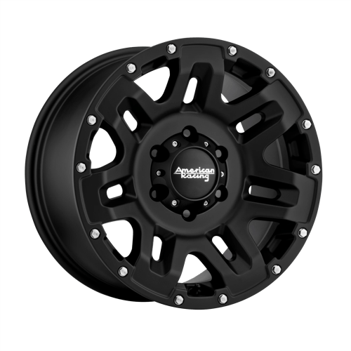 American Racing AR200 YUKON Cast Iron Black 18x8.5 +15 6X139.7 106.25