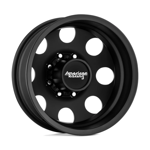 American Racing AR204 BAJA DUALLY Satin Black - Rear 17x6 -134 8X165.1 121.5