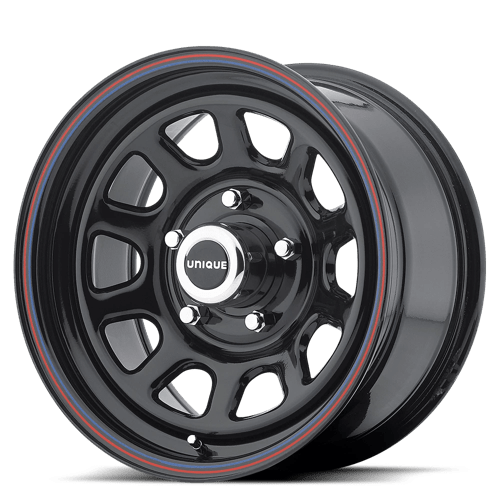 American Racing AR767 Gloss Black W/ Stripes 16x8 +12 5X139.7 108