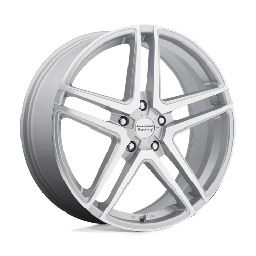 American Racing AR907 Silver Machined 17x7.5 +42 5X112 72.6